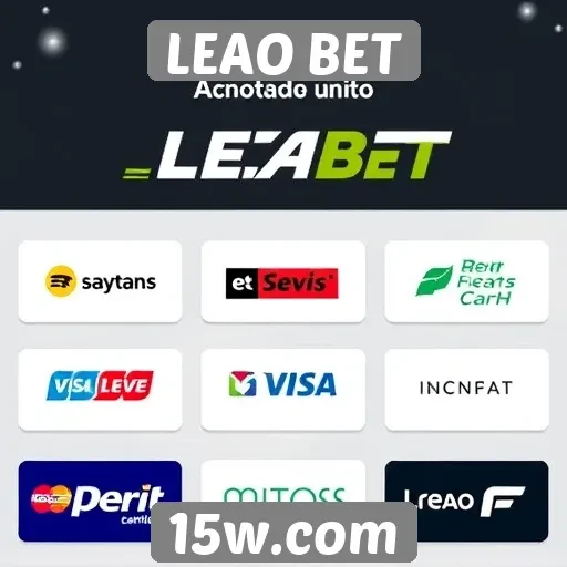 Métodos de pagamento aceitos no LEAO BET